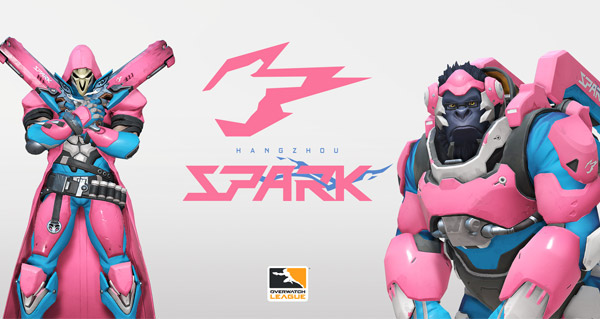 overwatch league 2019 : logo et skin de hangzhou spark devoiles