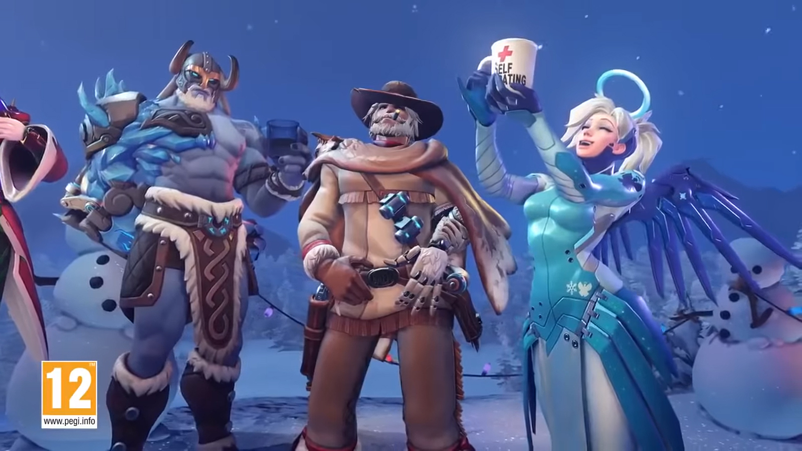 Féerie hivernale : Skins Overwatch