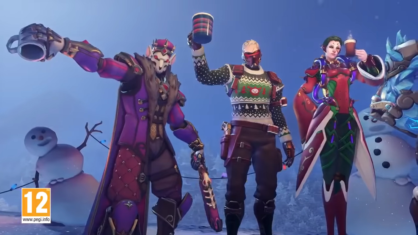 Féerie hivernale : Skins Overwatch