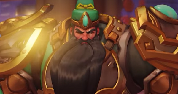 nouvel an lunaire overwatch : skin guan yu pour reinhardt