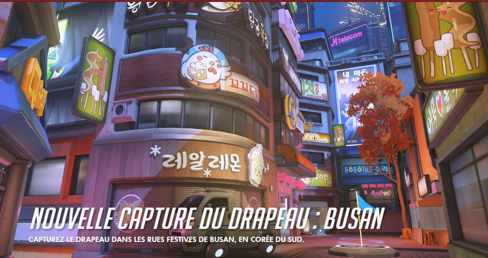 Le mode capture du drapeau sur la map Busan