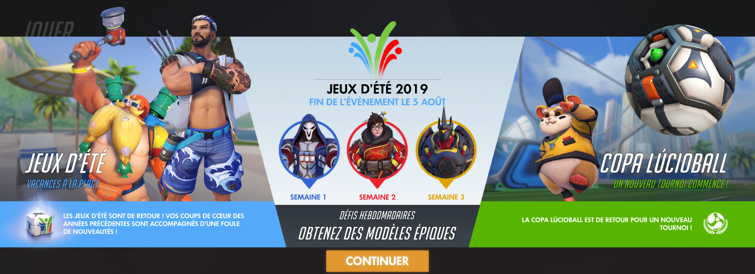 Des nouveautés pour les Jeux d'été édition 2019