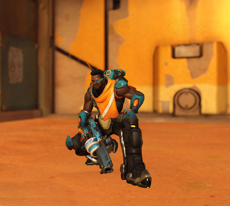 Emote Baptiste Accroupi d'Overwatch