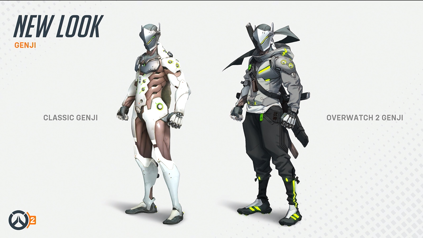 Evolution de Genji d'Overwatch à Overwatch 2