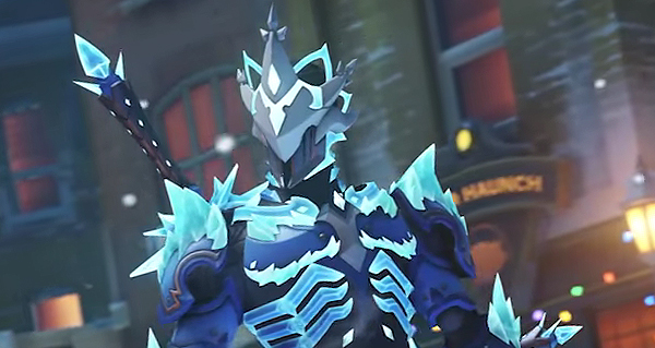 feerie hivernale 2021 : le skin legendaire genji spectre de glace