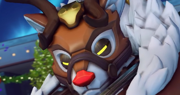 feerie hivernale 2021 : orisa renne, le skin legendaire