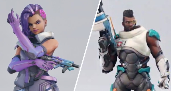 overwatch 2 : les nouveaux skins pour baptiste et sombra