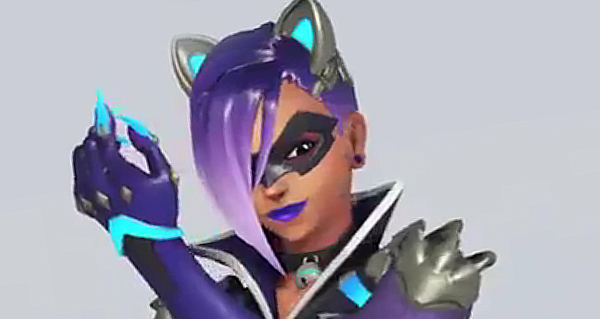 sombra chat noir : nouveau skin anniversaire pour overwatch