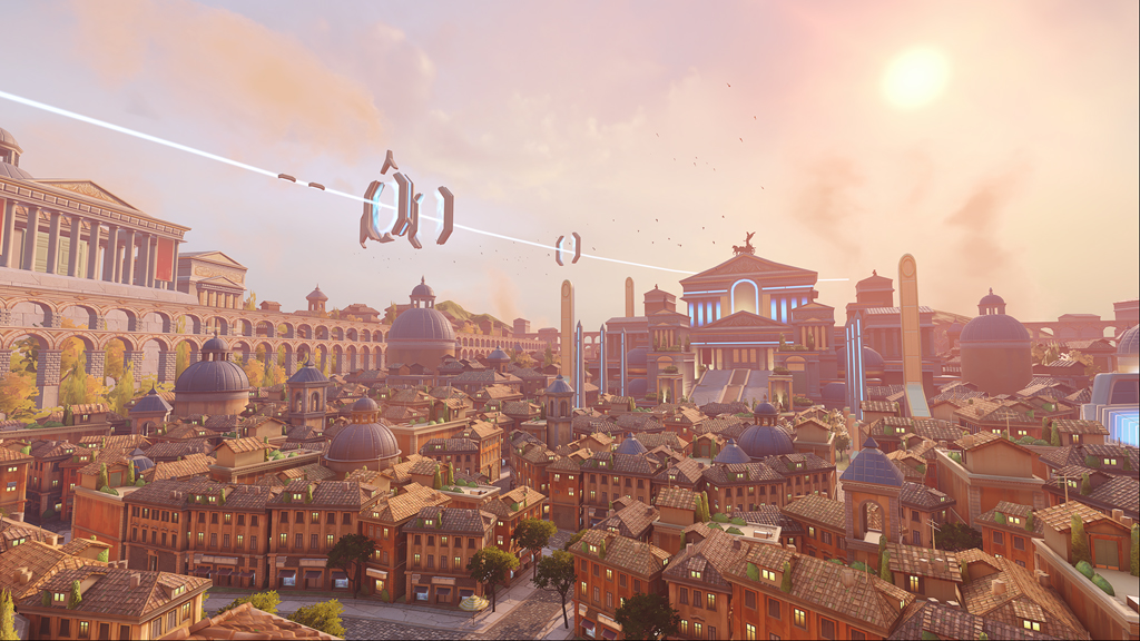 Map PvP Rome dans Overwatch 2