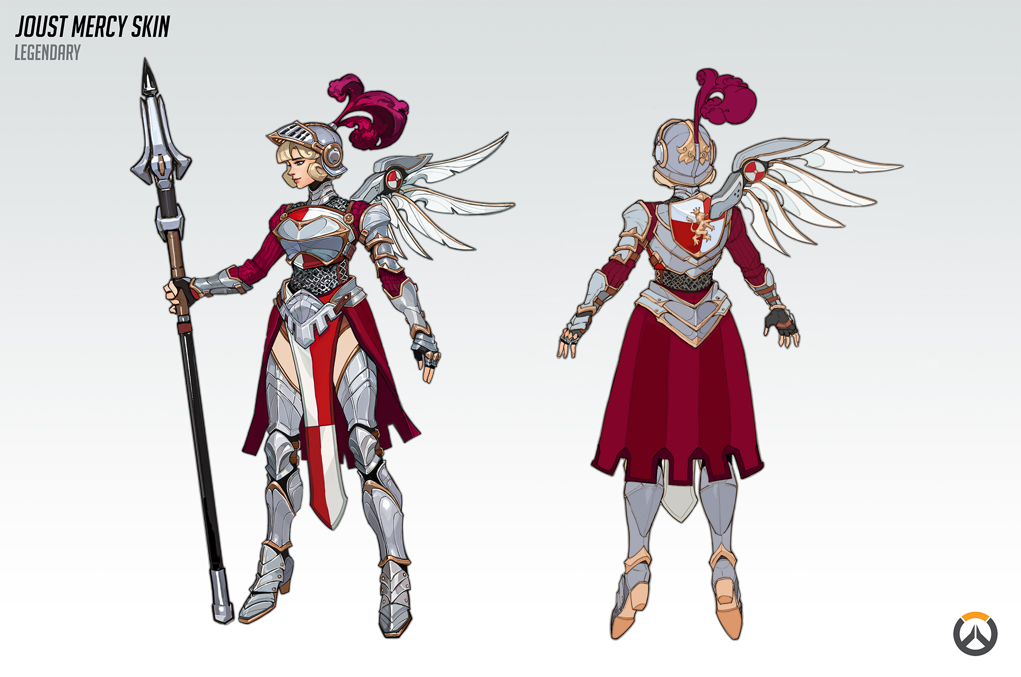 Overwatch League : Skin Ange chevaleresse royale