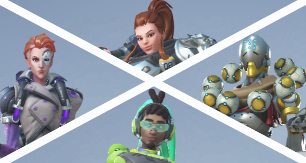 overwatch 2 : les nouveaux skins standards de brigitte, lucio, moira et zenyatta