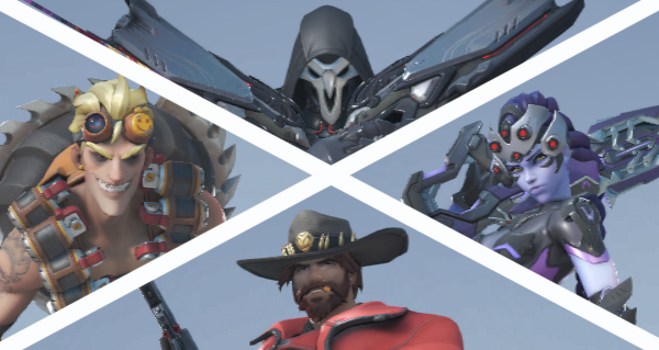 overwatch 2 : les nouveaux skins standards de cassidy, chacal, fatale et faucheur