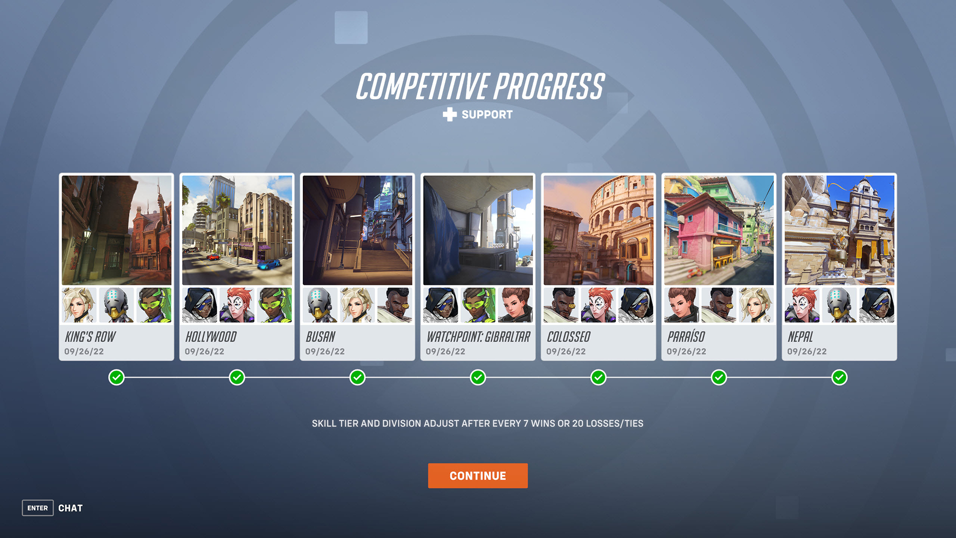 Divisions de rangs de compétence (Overwatch 2)